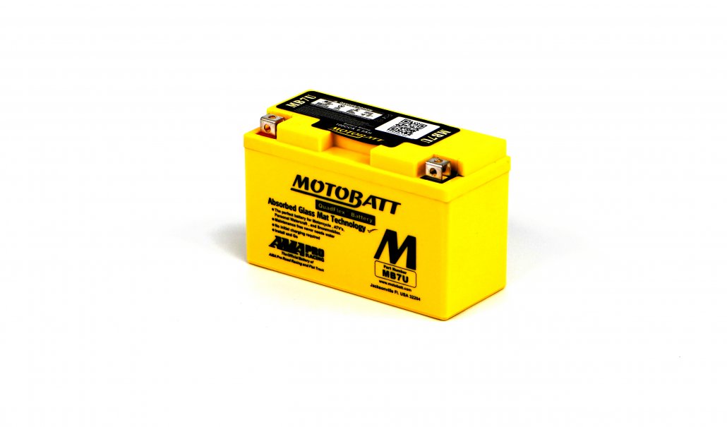 Motobatt AGM 12V 6AH Battery MB7U Replaces YT7BBS, YT7B4