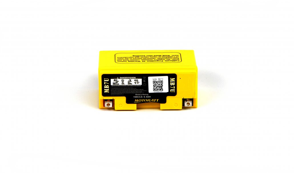 Motobatt AGM 12V 6AH Battery MB7U Replaces YT7BBS, YT7B4
