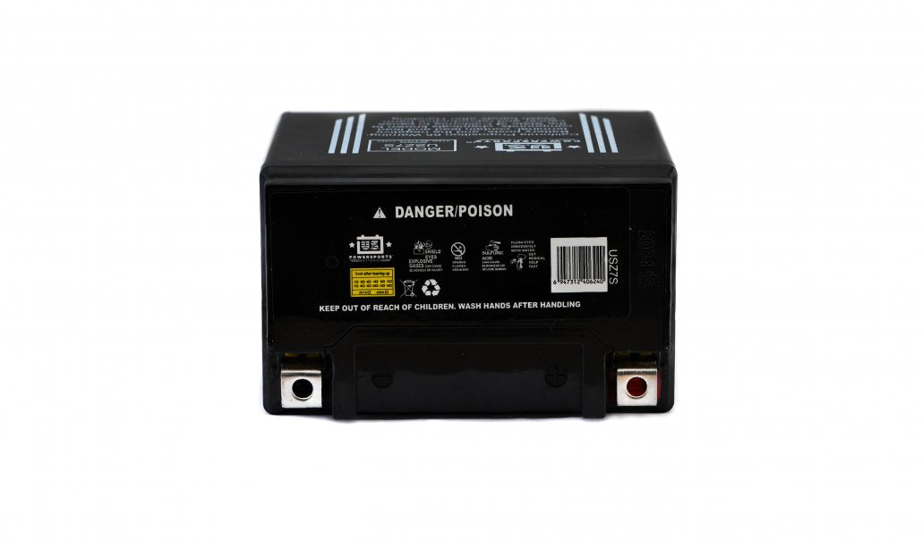 US Powersports AGM 12v 6.5AH Sealed Battery USZ7S Replaces YTX5L-BS, YTZ7S, YTZ6V