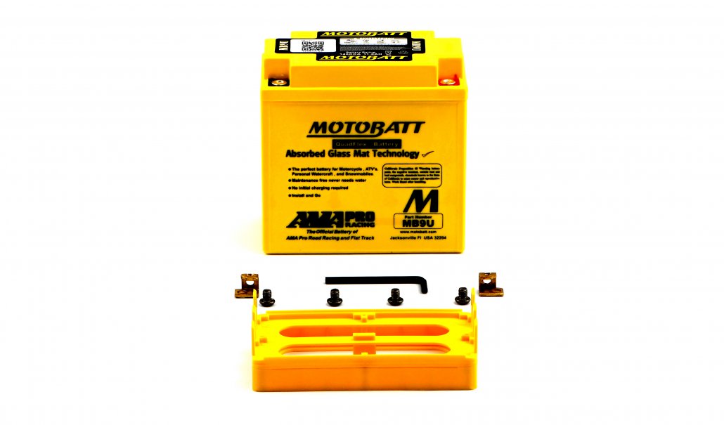 Motobatt AGM 12V 11AH Battery MB9U Replaces 12N73A, 12N73B, 12N7D3B