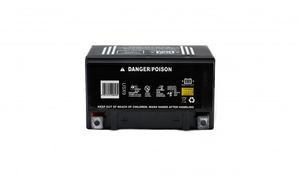 US Powersports AGM 12v 8AH Sealed Battery USX9 Replaces YTX9-BS