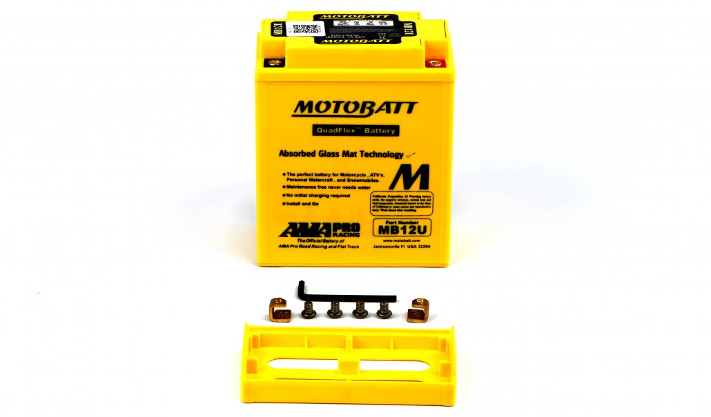 Motobatt AGM 12V 15AH Battery MB12U Replaces YB12AA, YB12AAS, YB12AAWS