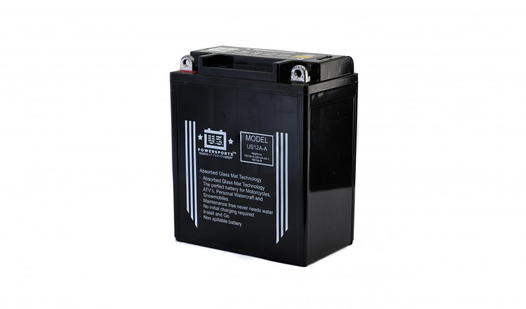 US Powersports AGM 12v 12AH Sealed Battery US12A-A Replaces YB12-A, 12N12A-4A-1, YB12A-B