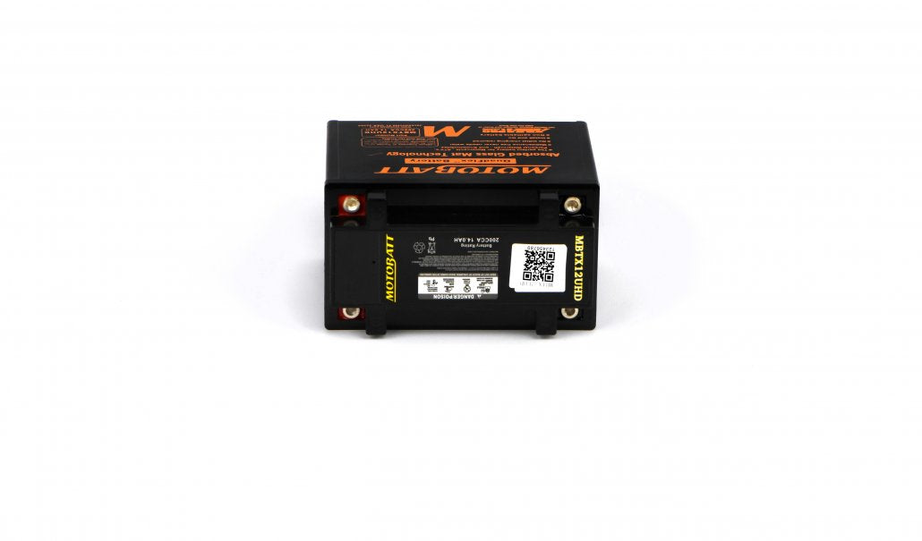 Motobatt AGM 12v 14.8Ah Battery MBTX12UHD Replaces YTX12BS