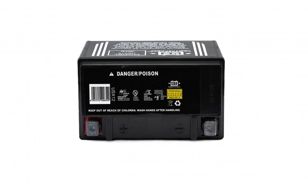 US Powersports AGM 12v 12AH Sealed Battery USX12 Replaces YTX12-BS