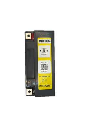 Motobatt Hybrid 12v Battery MHT12B4 Replaces YT12BBS, YT12B4
