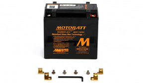 Motobatt AGM 12V 16AH Battery MBYZ16HD Replaces GYZ16H, YTX14BS, YTX14HBS