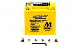 Motobatt AGM 12V 16AH Battery MBYZ16H Replaces GYZ16H, YTX14BS, YTX14HBS