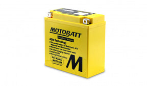 Motobatt AGM 12V 12AH Battery MBT14B4 Replaces YT14BBS, YT14B4