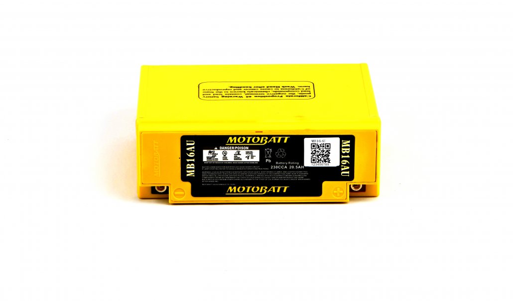 Motobatt AGM 12V 20AH Battery MB16AU Replaces YB16AL-A2
