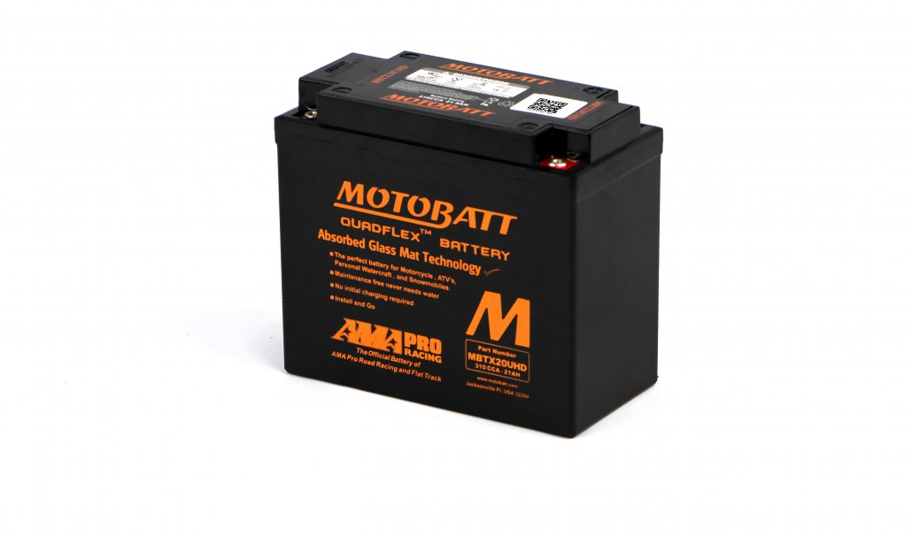 Motobatt AGM 12V 21AH Battery MBTX20UHD Replaces 12N163A, 12N163B, 12N164A