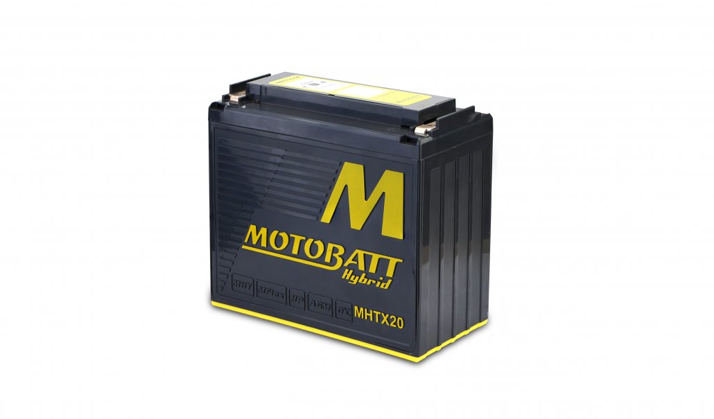 Motobatt Hybrid 12V 18.9Ah Battery MHTX20 Replaces YTX20L, YTX20HBS, YTX20LBS