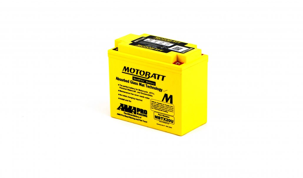 Motobatt AGM 12V 21AH Battery MBTX20U Replaces 12N163A, 12N163B, 12N164A