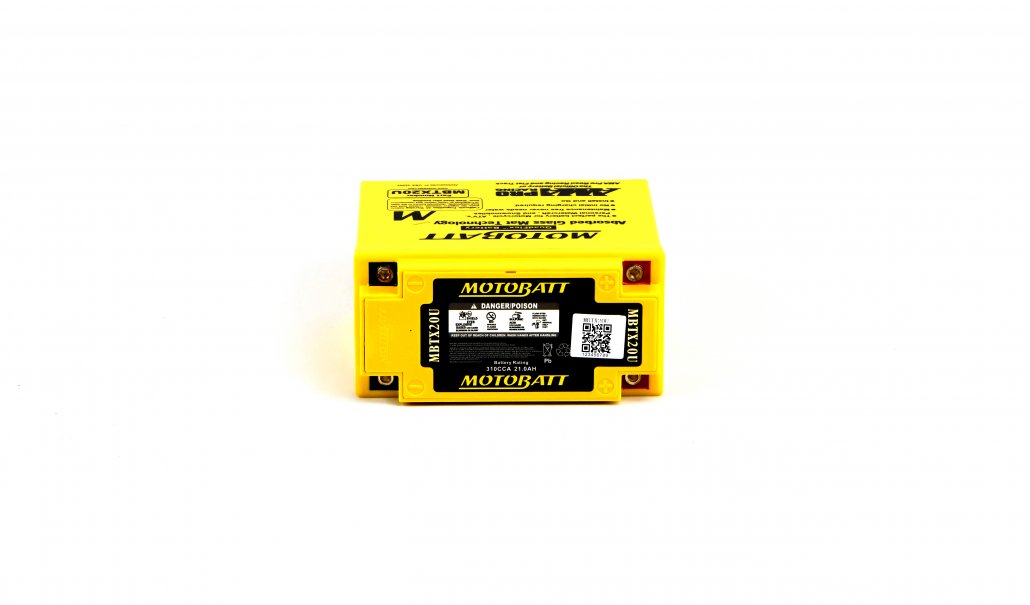 Motobatt AGM 12V 21AH Battery MBTX20U Replaces 12N163A, 12N163B, 12N164A