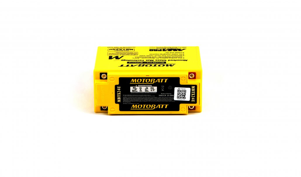 Motobatt AGM 12V 25AH Battery MBTX24U Replaces 12N183, 12N183A, Y50N18AA