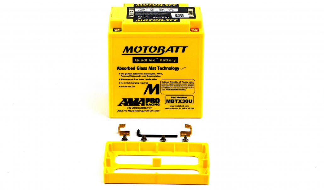 Motobatt AGM 12v 36.0Ah Battery MBTX30U Replaces YB30LB, 53030