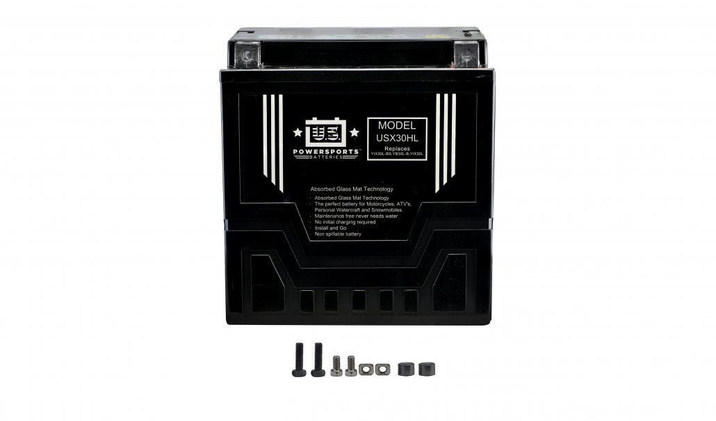 US Powersports AGM 12v 29AH Sealed Battery USX30HL Replaces YTX30L-BS, YB30L-B, YIX30L