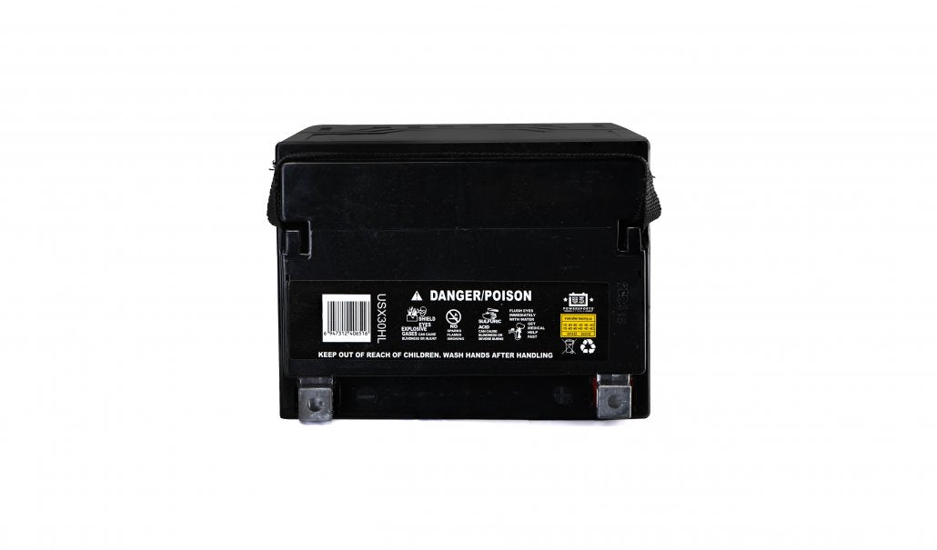 US Powersports AGM 12v 29AH Sealed Battery USX30HL Replaces YTX30L-BS, YB30L-B, YIX30L