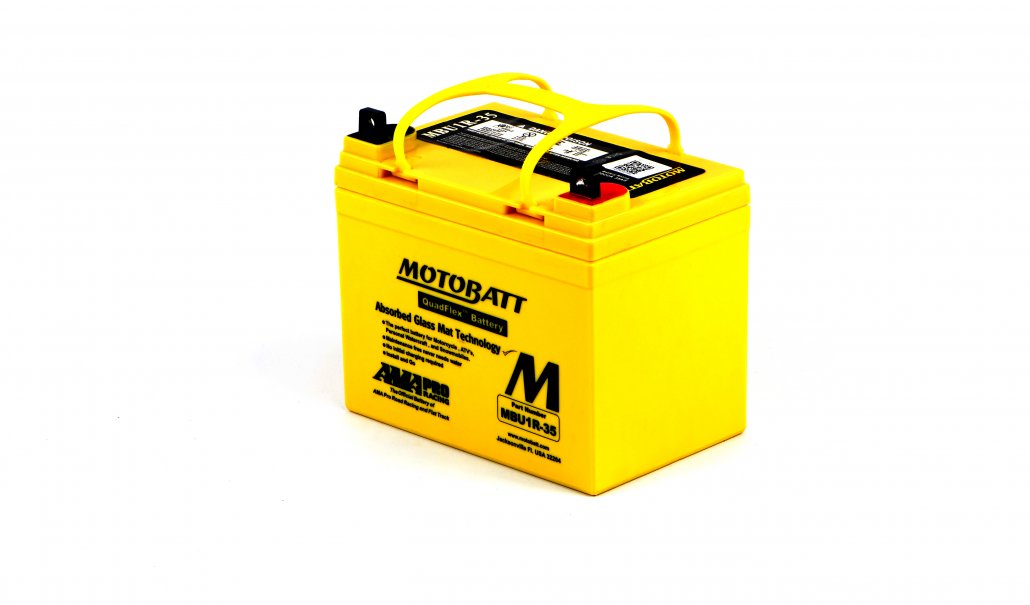 Motobatt AGM 12v 37.1Ah Battery MBU1R-35 Replaces U1-7, U1-9, U1-32