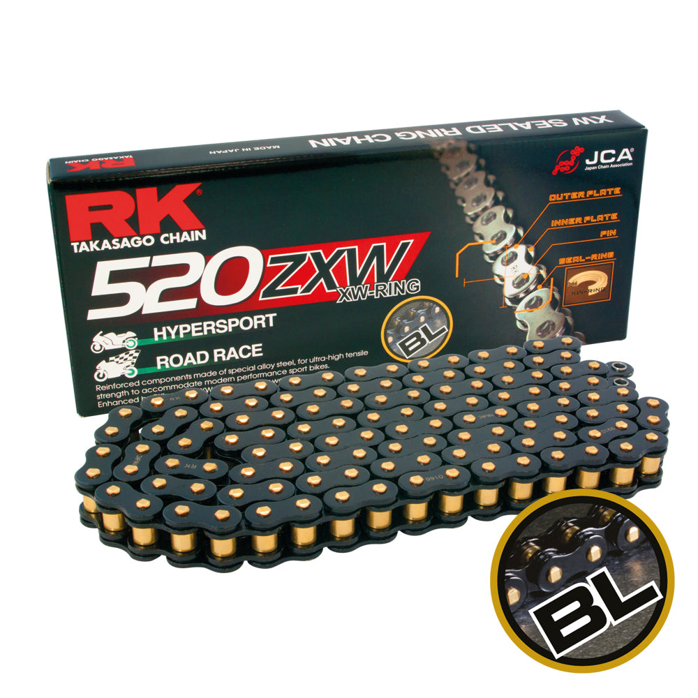 RK BL520ZXW-114/120 Black Scale XW-Ring Chain