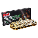 RK GB525XSO-94/130 Gold RX-Ring Chain