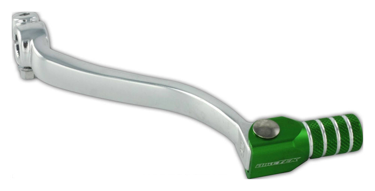 BikeTek MX Alloy Gear Lever With Green Tip - #K12
