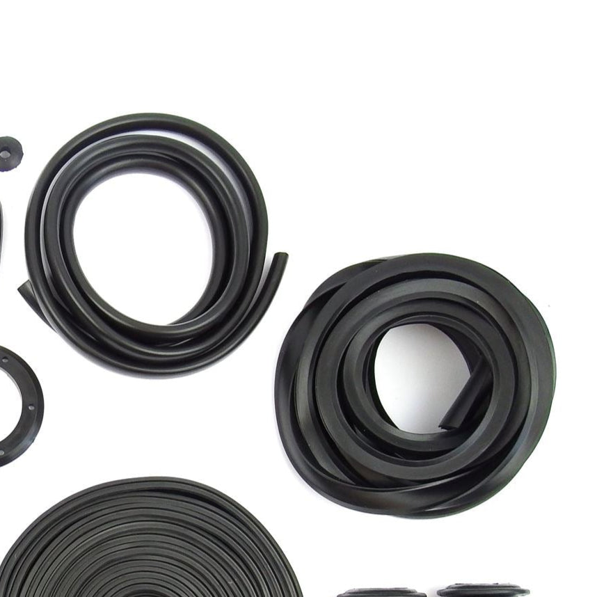 Vespa VLB Super Sprint Rally Rubber Set Kit Pack - Black