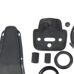 Vespa VLB Super Sprint Rally Rubber Set Kit Pack - Black