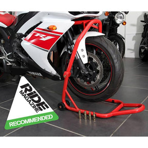 BikeTek Series 3 Front Headlift Track Paddock Stand Red