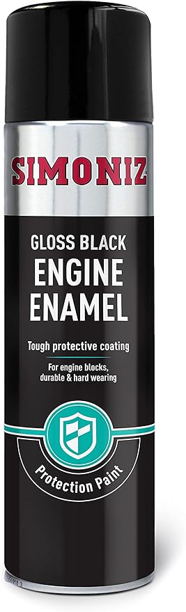 Simonez Engine Enamel Gloss Black 500ml