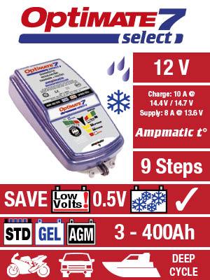 OptiMate 7 Select Battery Charger - Beedspeed