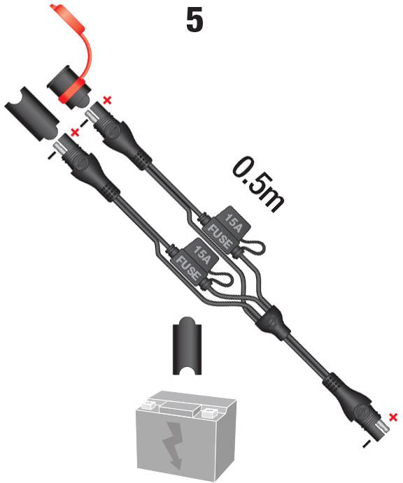 Optimate O5 Fused Y Splitter - Beedspeed