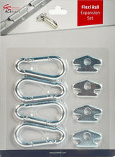 AceBikes Flexi Rail Set Motorcycle Tie-Down Buckle Expansion Set - Beedspeed