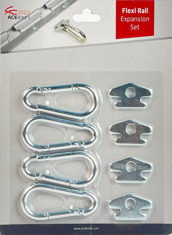 AceBikes Flexi Rail Set Motorcycle Tie-Down Buckle Expansion Set - Beedspeed
