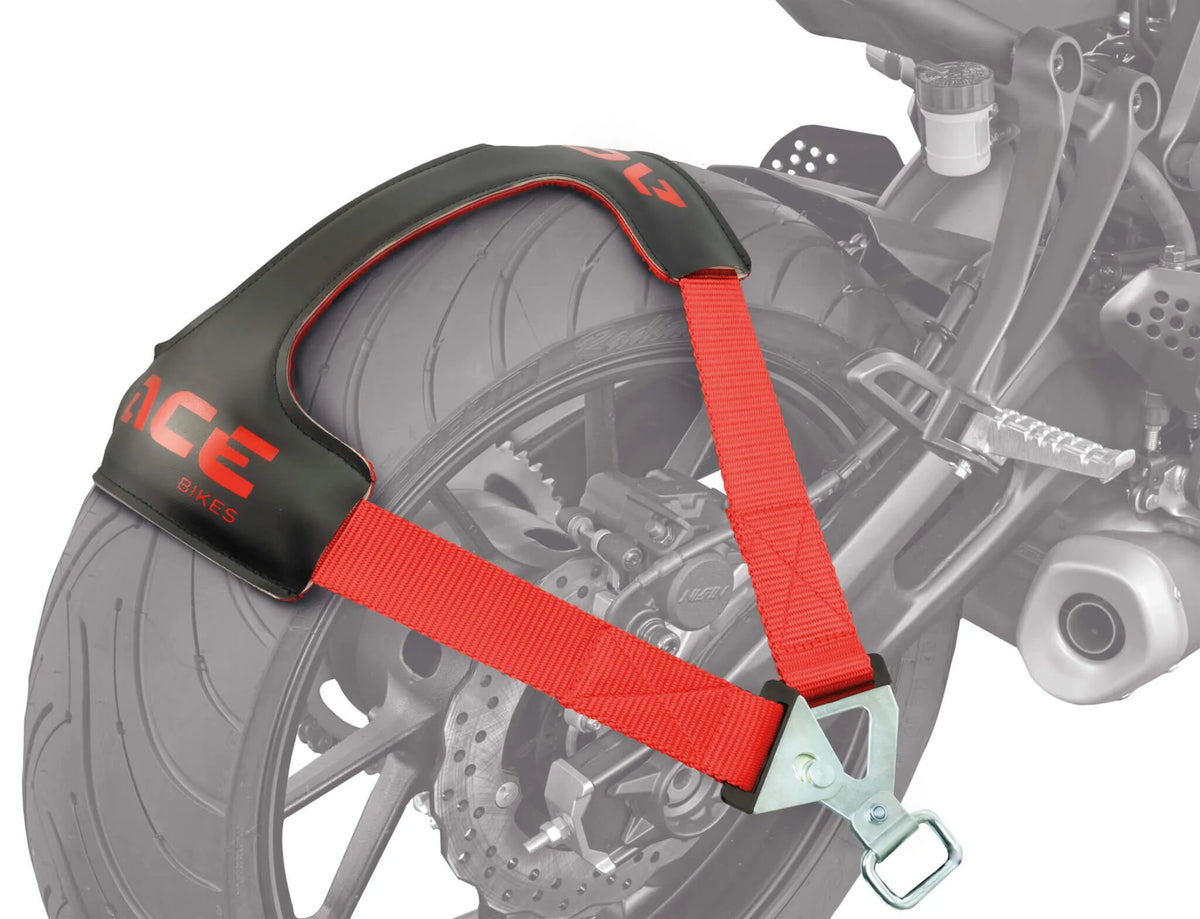 AceBikes Tyrefix Essential No-Ratchet Motorcycle Tie Down Transport - Beedspeed