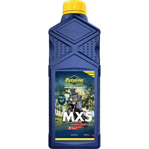 Putoline MX5 Fully Synthetic Two Stroke Pre Mix 1 Litre