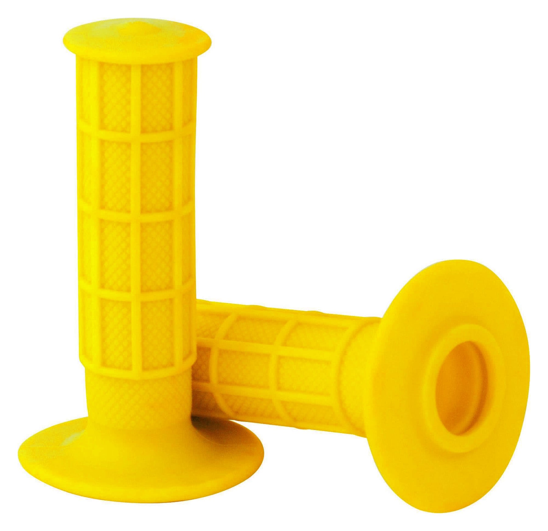 Bike It MX Motocross Motorcycle Grips Yellow Off Road Handlebar