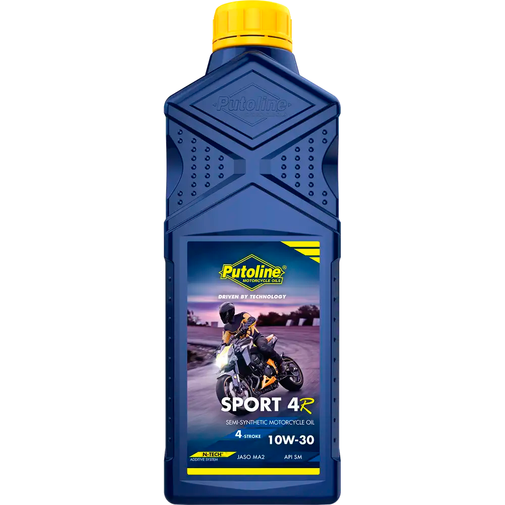 Putoline Sport 4R 10W/30 N-Tech Semi Synthetic Motorcycle Motorbike Oil 1L