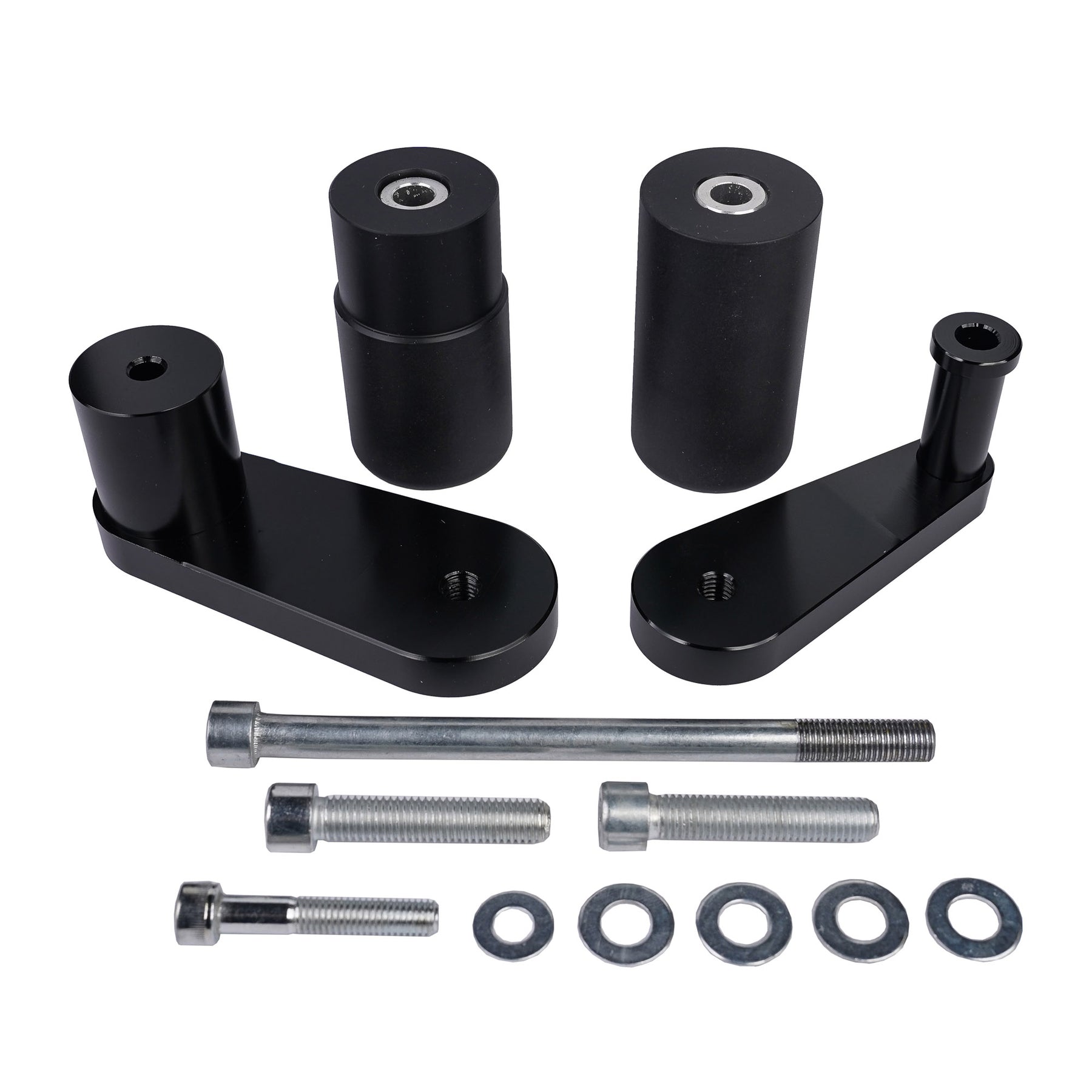 Kawasaki Ninja 650R 2007-2008 BikeTek Black STP Crash Protector