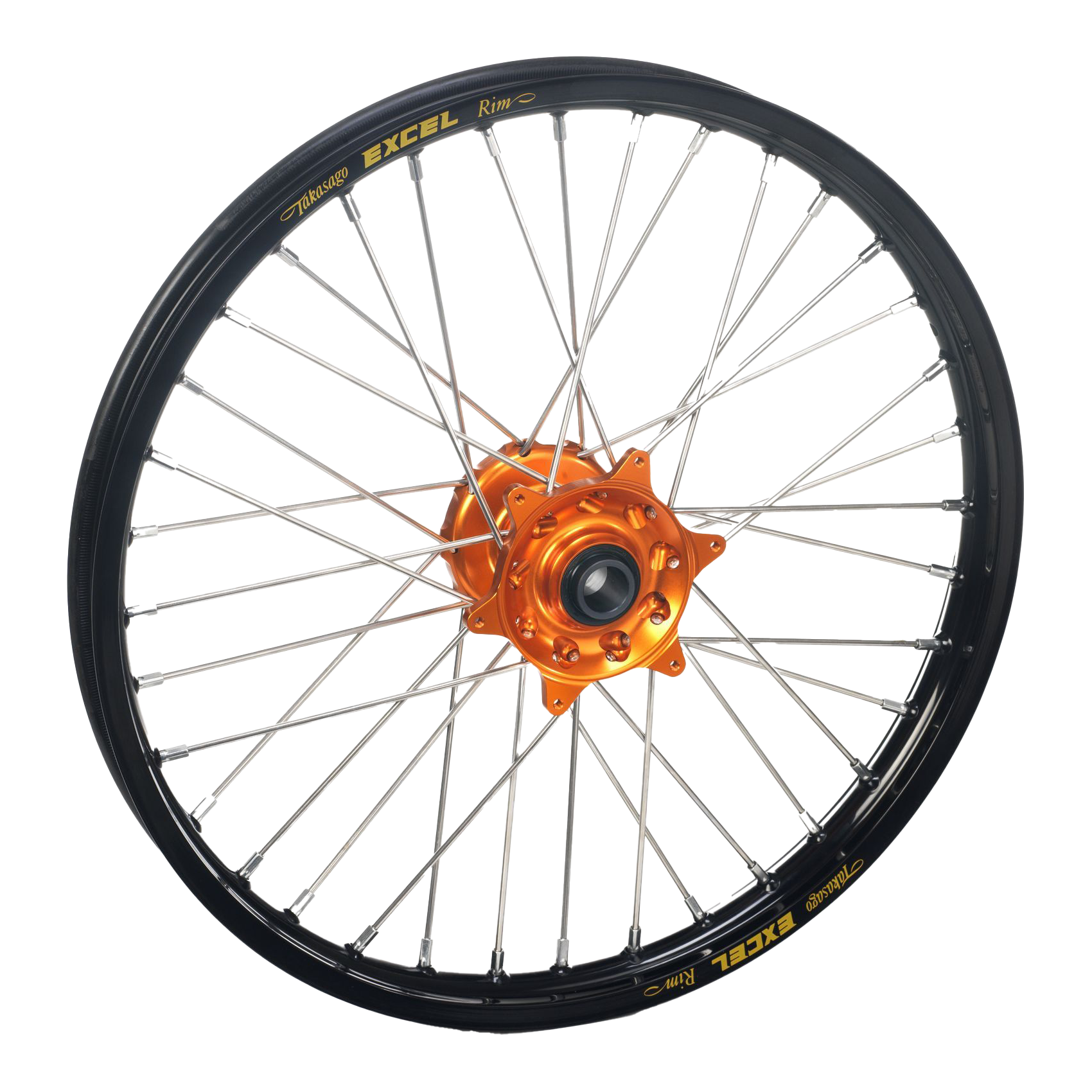 KTM SX MC Husqvarna TC85 2021-2024 Rear 14x1.60 Orange Hub - Haan Wheels