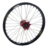 Yamaha YZ125 YZ250 Front Wheel 21x1.60 Red Hub - Haan Wheels