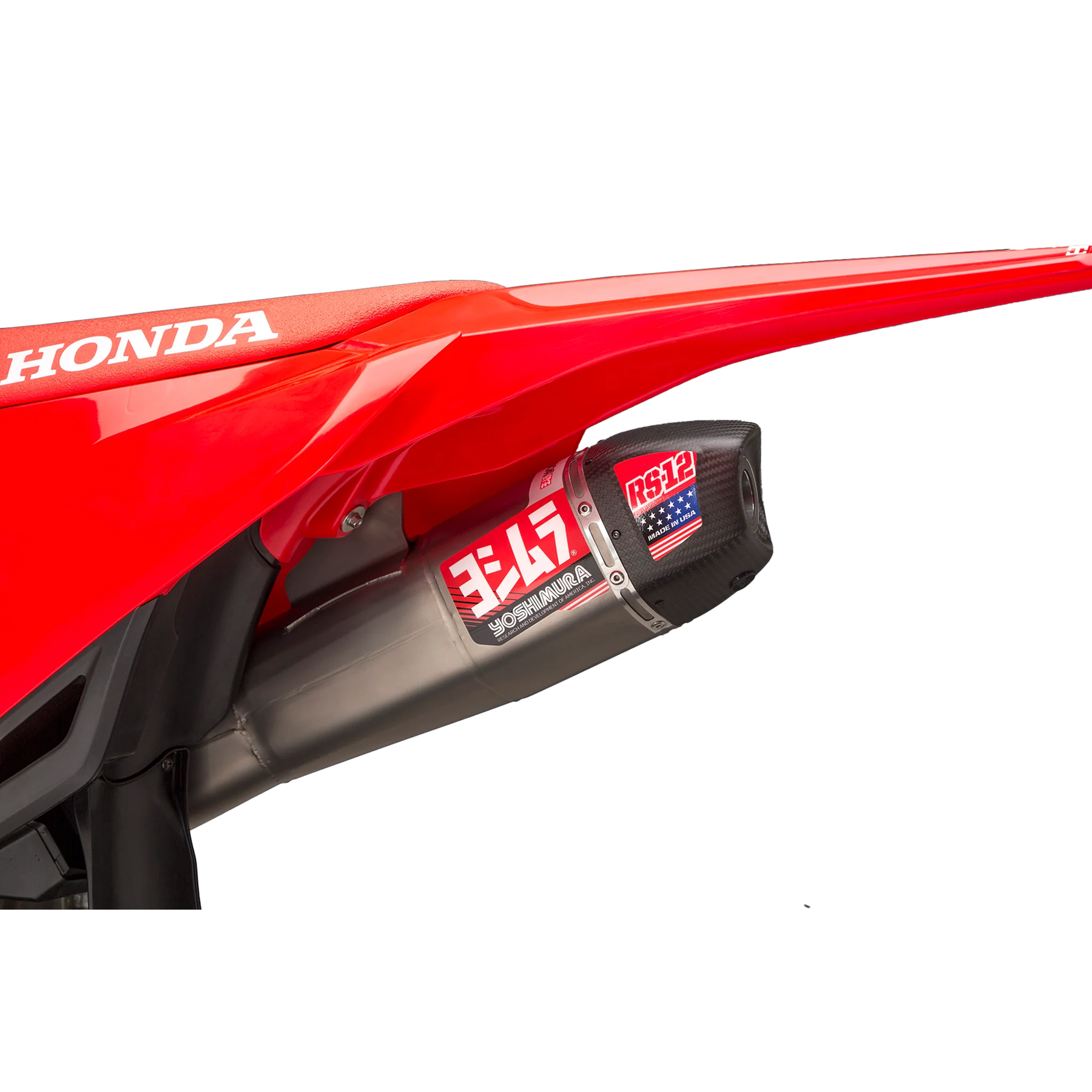 Honda CRF450R 2021–2024 Yoshimura RS-12 Slip-On Exhaust