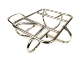 Lambretta Series 3 Li GP SX TV Horizontal Spare Wheel Carrier - Polished Stainless Steel
