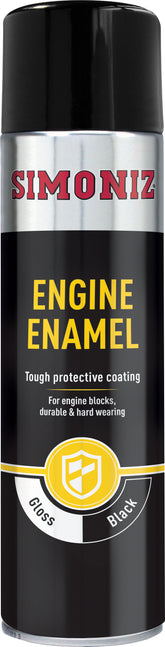 Simonez Engine Enamel Gloss Black 500ml