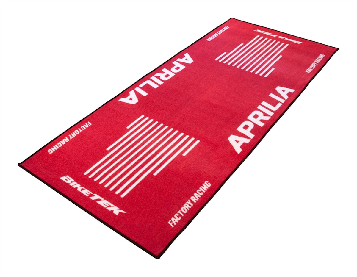 BikeTek Series 3 Aprilia Logo Garage Mat 190 X 80cm