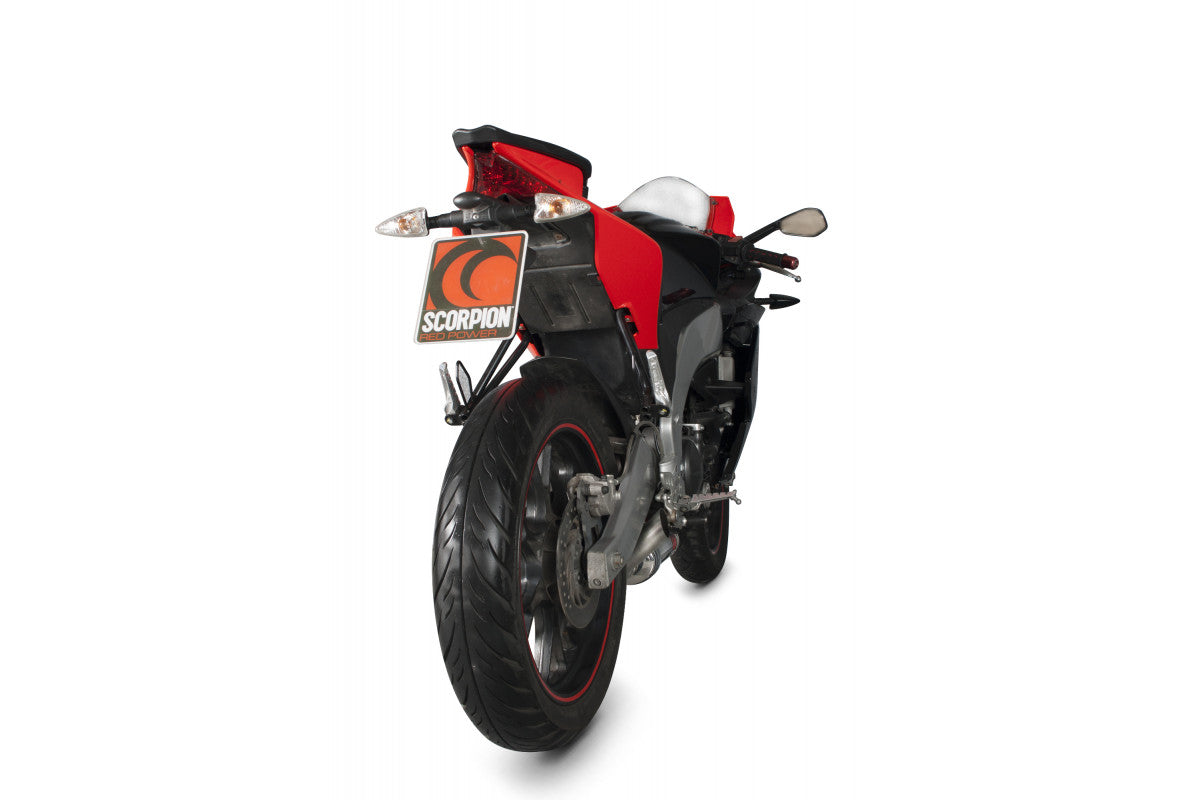 Aprilia RS4 125 (2011–2016) Scorpion Exhaust  Underbelly Slip-On – Stainless Steel