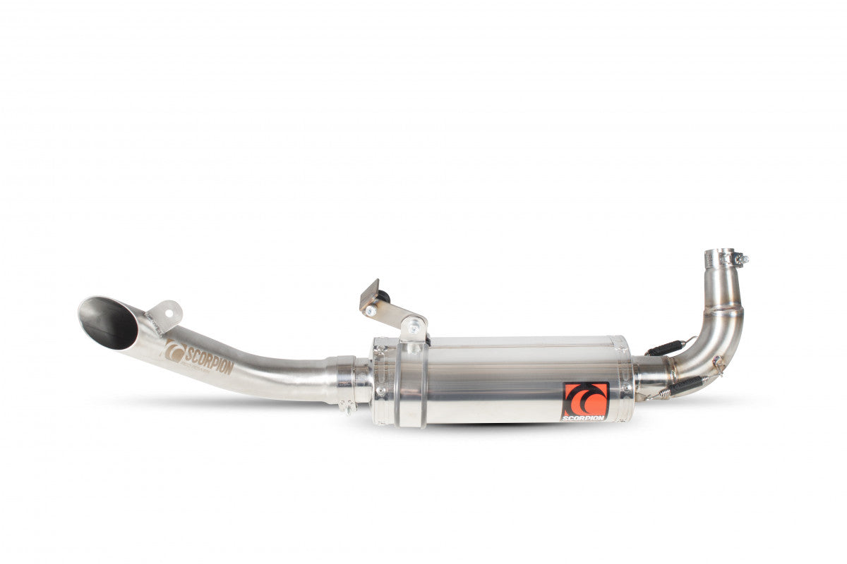 Aprilia RS4 125 (2011–2016) Scorpion Exhaust  Underbelly Slip-On – Stainless Steel
