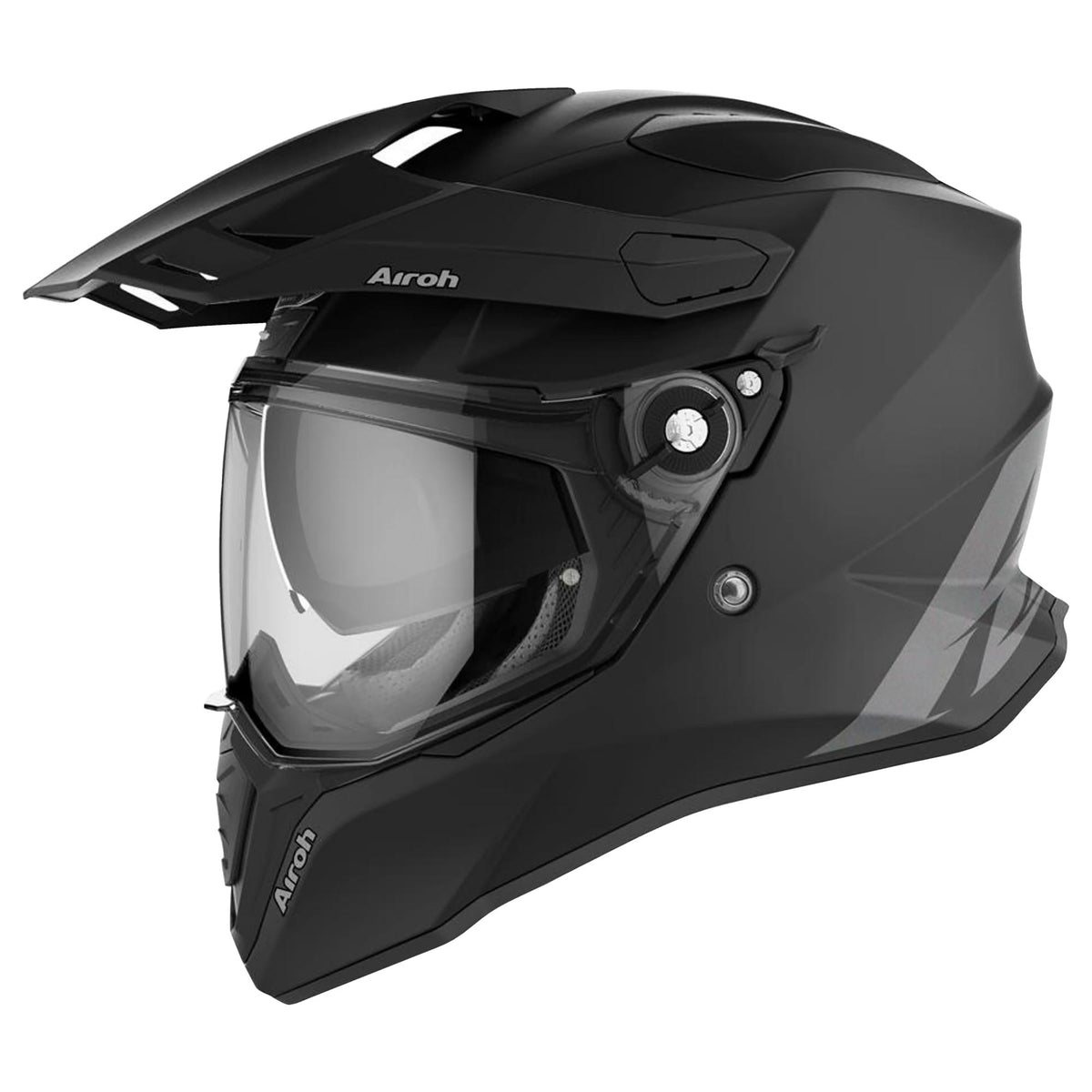 Airoh Commander Adventure Motorcycle Motorbike Helmet - Matt Black
