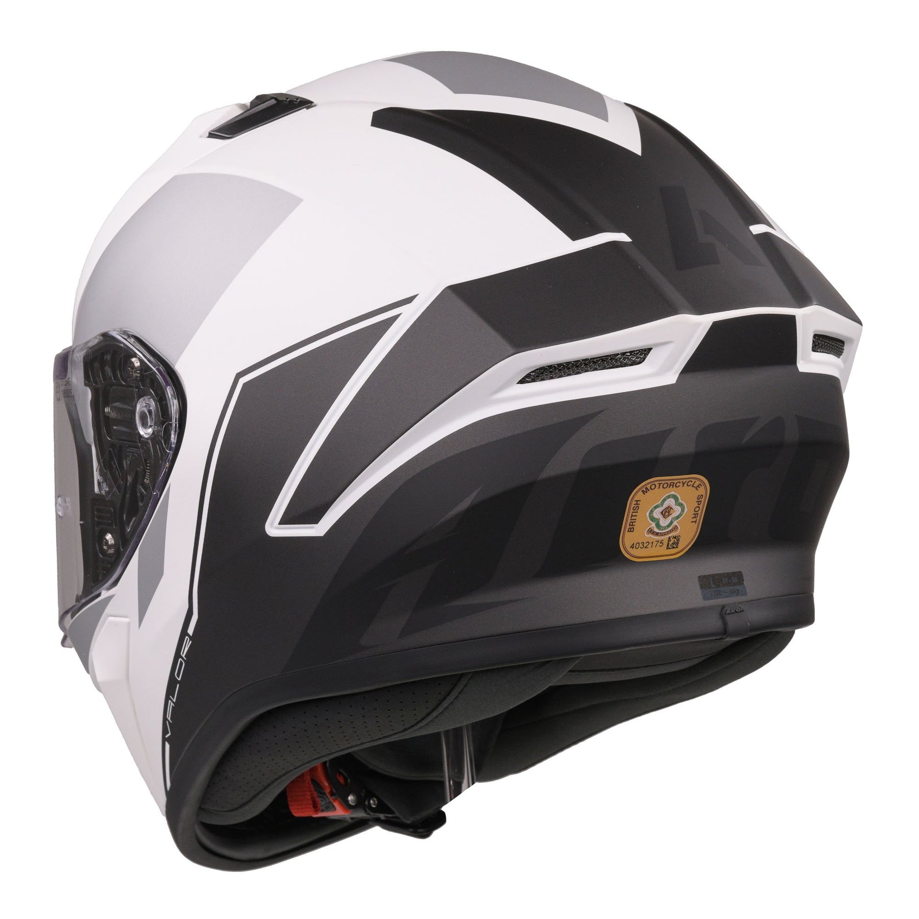 Airoh Valor Full Face Motorcycle Motorbike Helmet - Matt WINGS WHITE