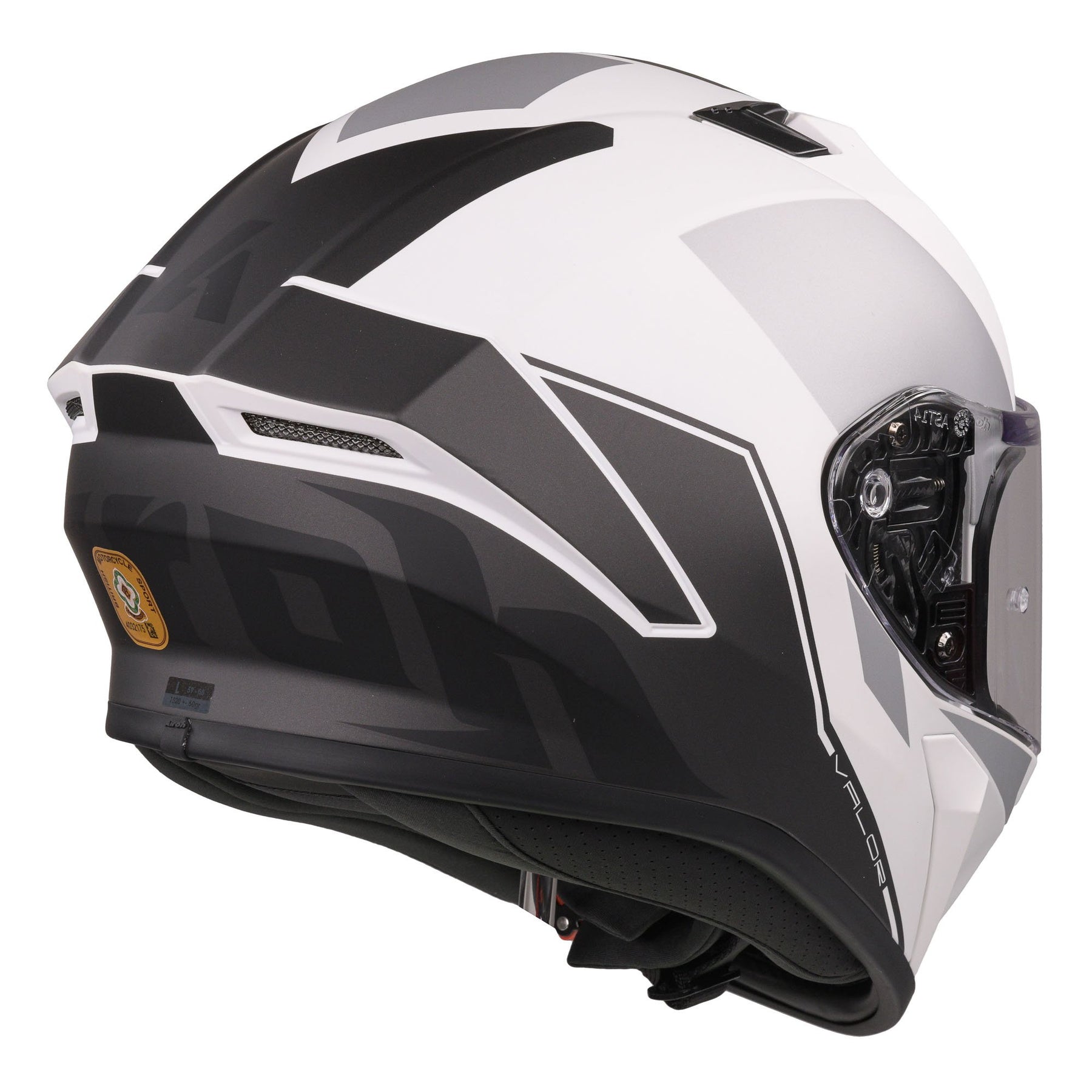 Airoh Valor Full Face Motorcycle Motorbike Helmet - Matt WINGS WHITE